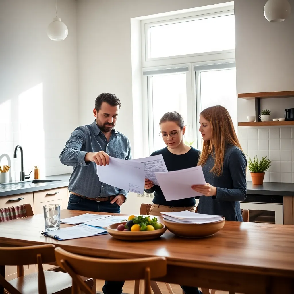 Ouder echtpaar dat met financieel adviseur praat over pensioenplanning