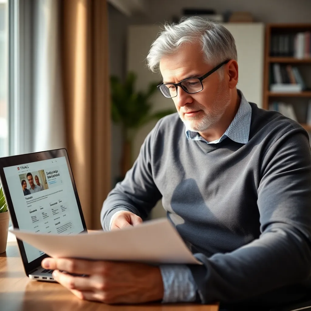 Nederlandse professional die financiële documenten organiseert