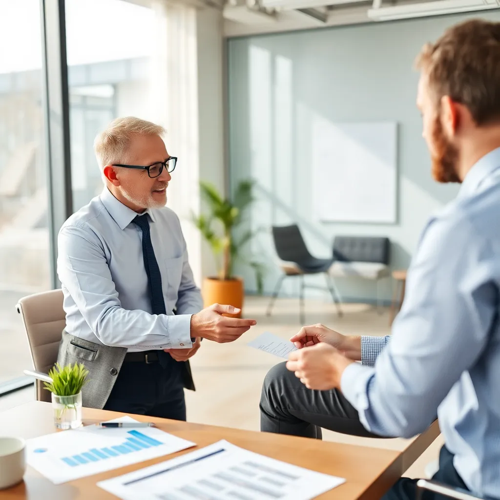 Nederlandse professional die pensioendocumenten bestudeert