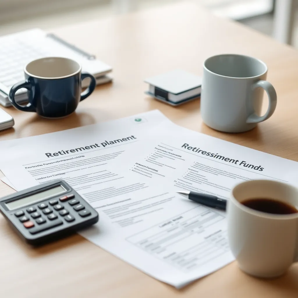 Pensioenplanning documenten met Nederlandse pensioenfonds informatie