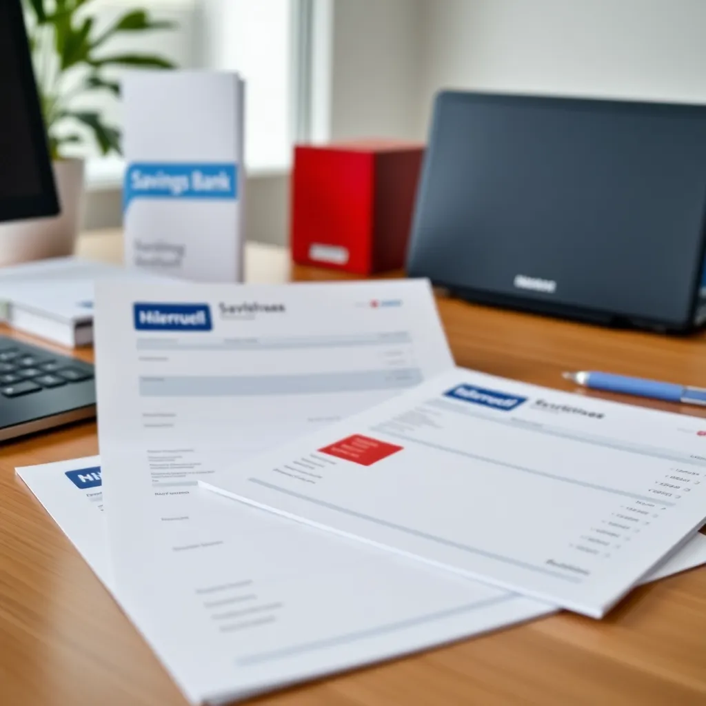 Spaarrekening en investeringsportefeuille documenten